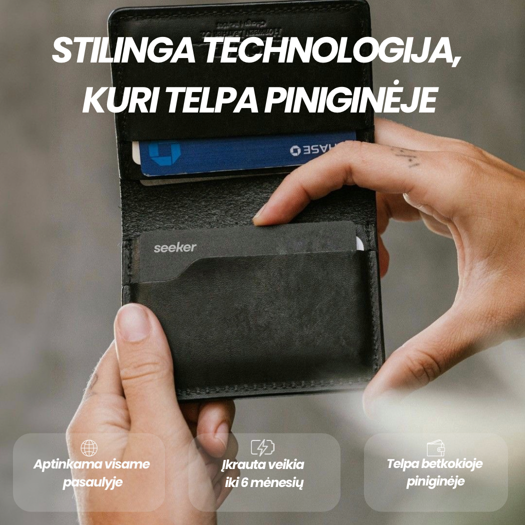 Seeker išmani sekimo kortelė