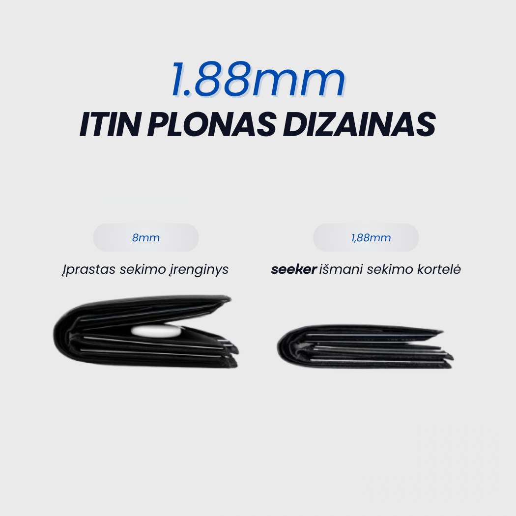 Seeker išmani sekimo kortelė